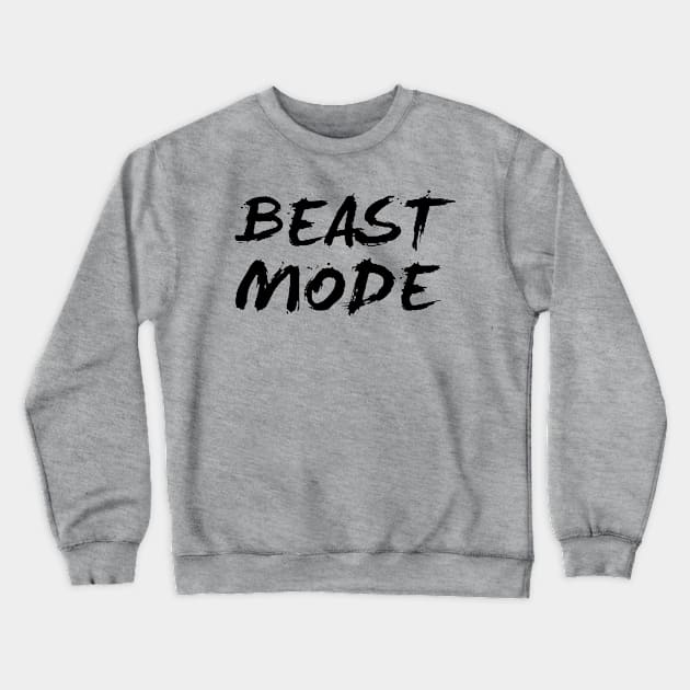 beast mode Crewneck Sweatshirt by tirani16